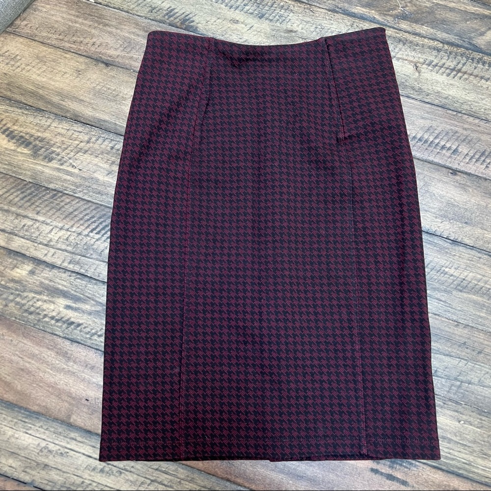 Liverpool | Bia Houndstooth Pencil Skirt - Petite